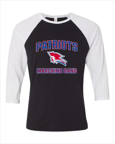 Pender Patriots Marching Band Men's Baseball T-Shirt