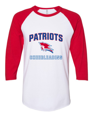 Pender Patriots Cheerleading Women's Baseball T-Shirt