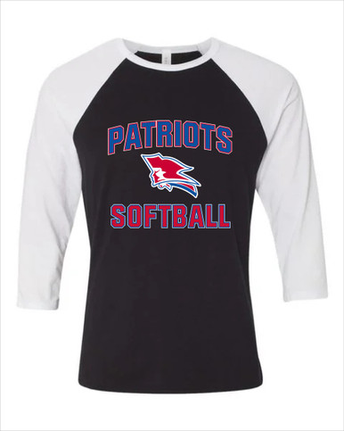Pender Patriots Softball #1 Women's Baseball T-Shirt