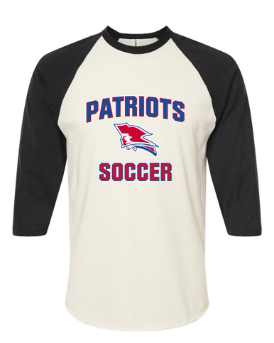 Pender Patriots Soccer #1 Men's Baseball T-Shirt