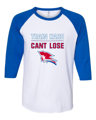 Pender Patriots Train Hard, Can't Lose Women's Baseball T-Shirt