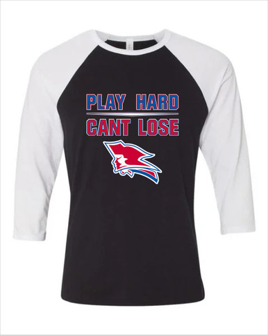 Pender Patriots Play Hard, Can't Lose Women's Baseball T-Shirt