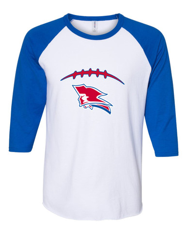 Pender Patriots Football #2 Women's Baseball T-Shirt