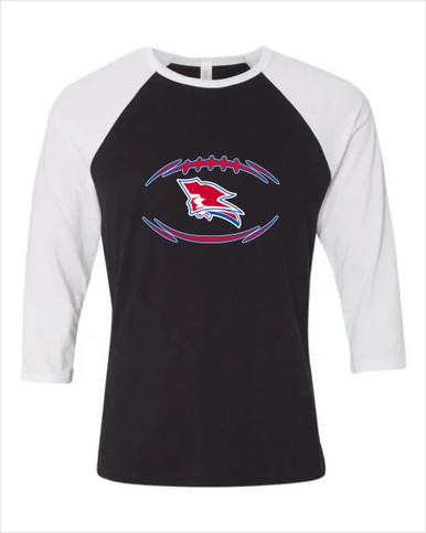 Pender Patriots Football #3 Women's Baseball T-Shirt