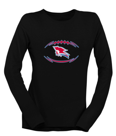 Pender Patriots Football #3 Women's LS T-Shirt