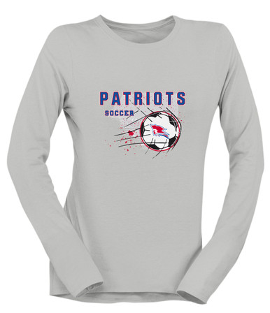 Pender Patriots Soccer #2 Women's Premium LS T-Shirt