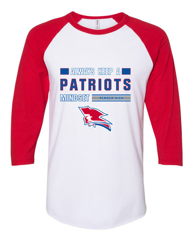 Pender Patriots Mindset Women's Baseball T-Shirt