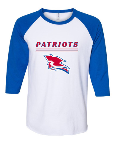 Pender Patriots Mascot #8 Women's Baseball T-Shirt