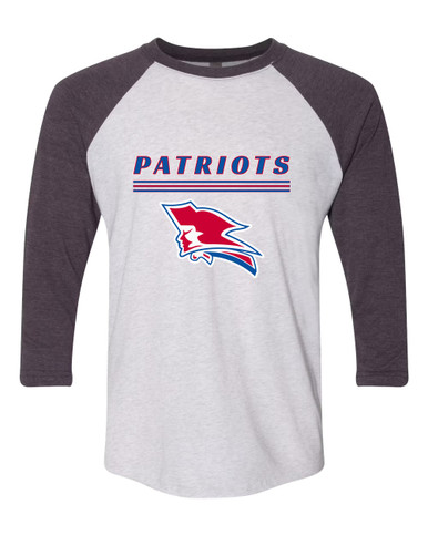 Pender Patriots Mascot #8 Men's Baseball T-Shirt