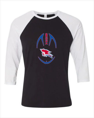 Pender Patriots Football #4 Women's Baseball T-Shirt