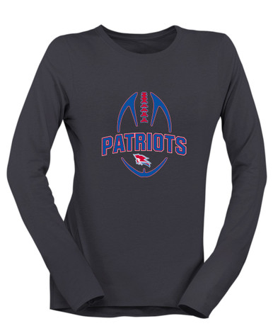Pender Patriots Football #5 Women's LS T-Shirt