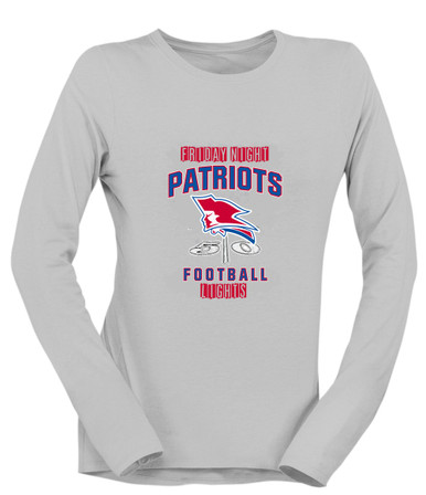 Pender Patriots Football #6 Women's LS T-Shirt