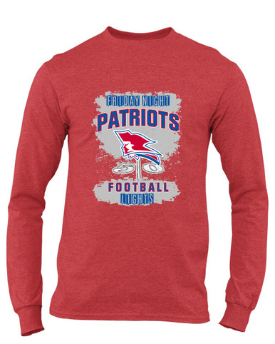 Pender Patriots Football #6 Men's Premium LS T-Shirt