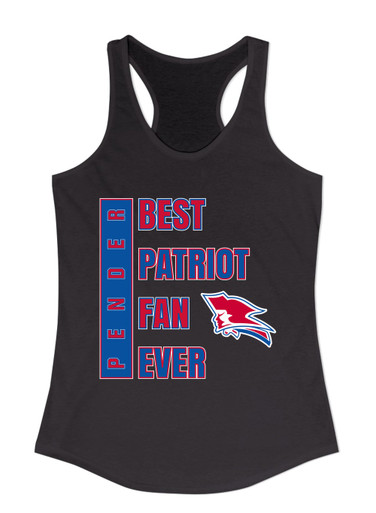 Pender Patriots Best Patriot Fan Women's Tank Top