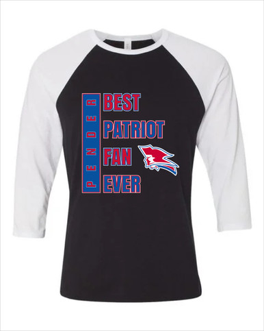 Pender Patriots Best Patriot Fan Women's Baseball T-Shirt