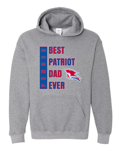 Pender Patriots Best Patriot Dad Men's Hoodie