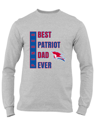Pender Patriots Best Patriot Dad Men's LS T-Shirt