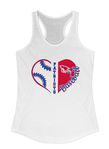 Pender Patriots Heart Baseball Women's Tank Top