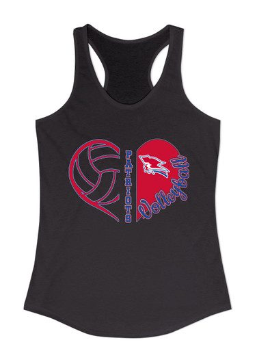 Pender Patriots Heart Volleyball Women's Tank Top