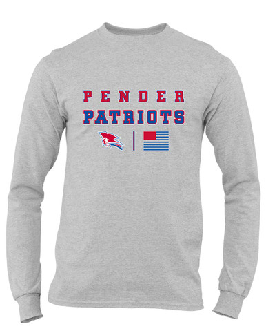 Pender Patriots Spirit Flag Men's Premium LS T-Shirt