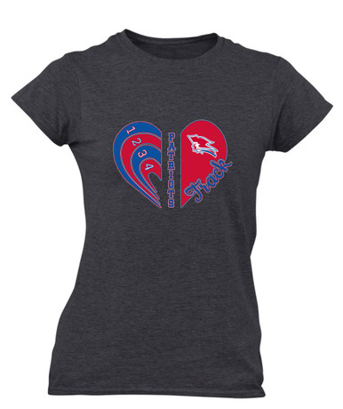 Pender Patriots Heart Track Women's SS T-Shirt