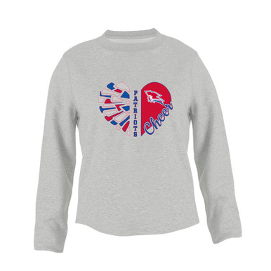 Pender Patriots Heart Cheer Women's Sweatshirt