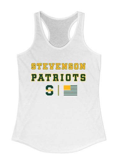 Stevenson Patriots S Script Spirit Flag Women's Tank Top