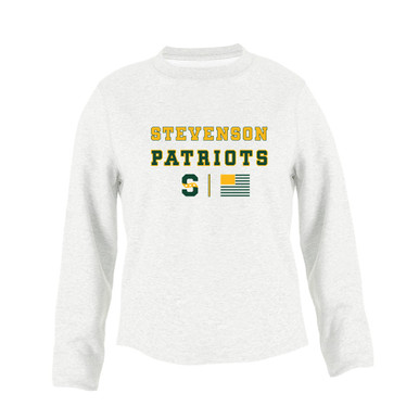 Stevenson Patriots S Script Spirit Flag Women's Sweatshirt