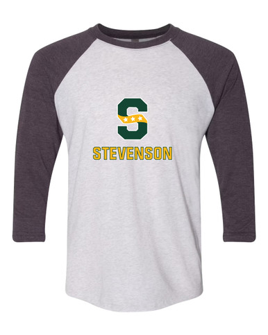 Stevenson Patriots S Script Mascot #2 Women's Baseball T-Shirt