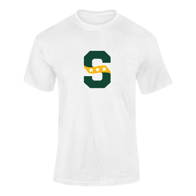 Stevenson Patriots S Script Mascot #1 Men's SS T-Shirt