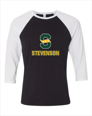 Stevenson Patriots S Script Mascot #2 Men's Baseball T-Shirt