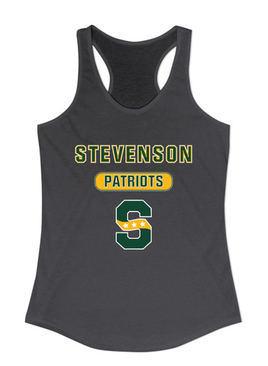 Stevenson Patriots S Script Mascot #3 Women's Tank Top