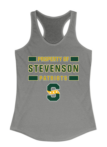Stevenson Patriots S Script Property Of Women's Tank Top