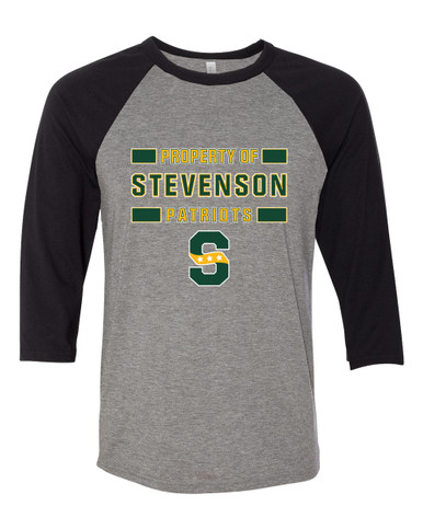Stevenson Patriots S Script Property Of Men's Baseball T-Shirt
