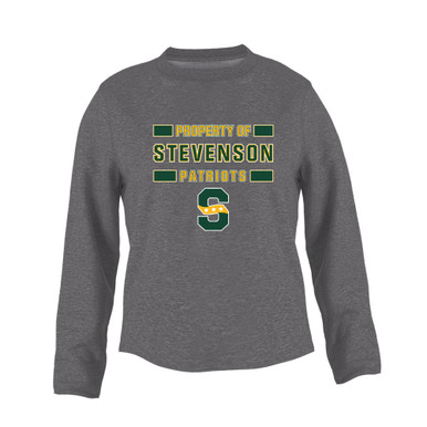 Stevenson Patriots S Script Property Of Women's Sweatshirt