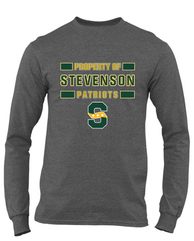 Stevenson Patriots S Script Property Of Men's Premium LS T-Shirt