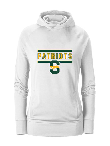 Stevenson Patriots S Script Mascot #5 Women's Hoodie