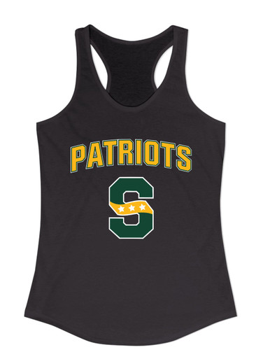 Stevenson Patriots S Script Mascot #6 Women's Tank Top