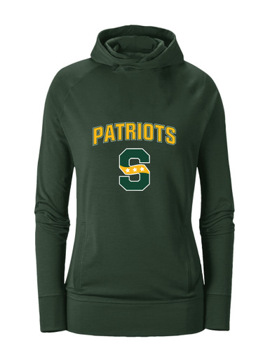 Stevenson Patriots S Script Mascot #6 Women's Hoodie