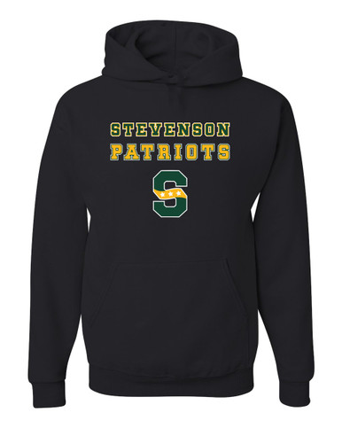 Stevenson Patriots S Script Spirit Men's Premium Hoodie