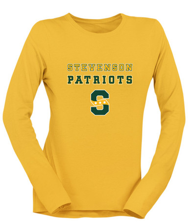 Stevenson Patriots S Script Spirit Women's LS T-Shirt