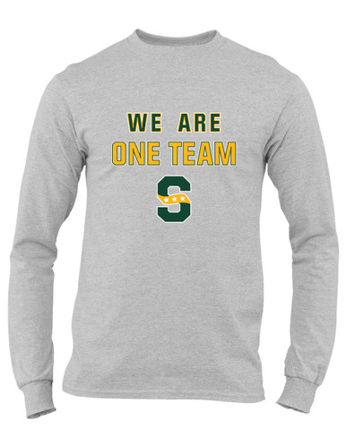 Stevenson Patriots S Script We Are One Team Men's Premium LS T-Shirt