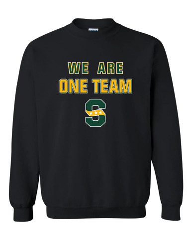 Stevenson Patriots S Script We Are One Team Men's Sweatshirt