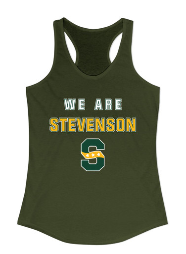 Stevenson Patriots S Script We Are Women's Tank Top