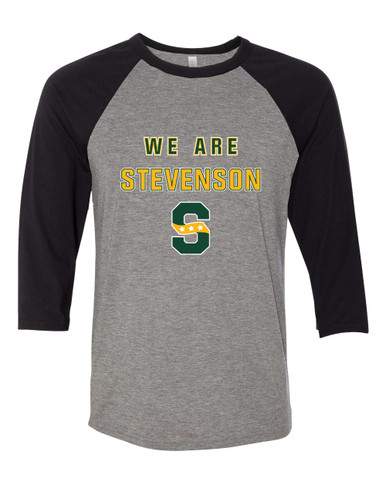 Stevenson Patriots S Script We Are Women's Baseball T-Shirt