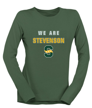 Stevenson Patriots S Script We Are Women's Premium LS T-Shirt