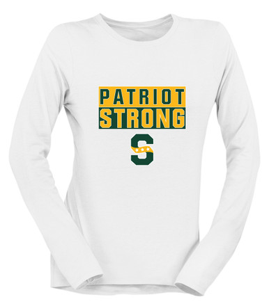 Stevenson Patriots S Script Strong #1 Women's LS T-Shirt