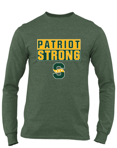 Stevenson Patriots S Script Strong #1 Men's Premium LS T-Shirt