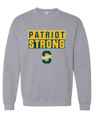 Stevenson Patriots S Script Strong #1 Men's Sweatshirt