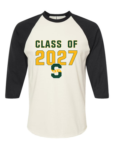 Stevenson Patriots S Script Class of 2027 Men's Baseball T-Shirt